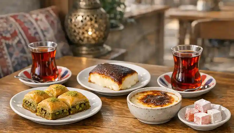Tradycyjne tureckie desery, których warto spróbować na wakacjach w Türkiye