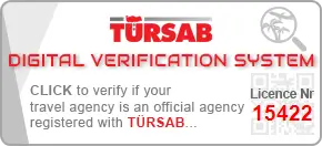 TÜRSAB A 15422 Lisans Logosu